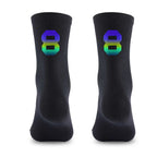 WEST BIKING Professional Cycling Breathable Socks Bicycle Racing Compression Socks Men Soccer Basketball Sports Reflective Socks