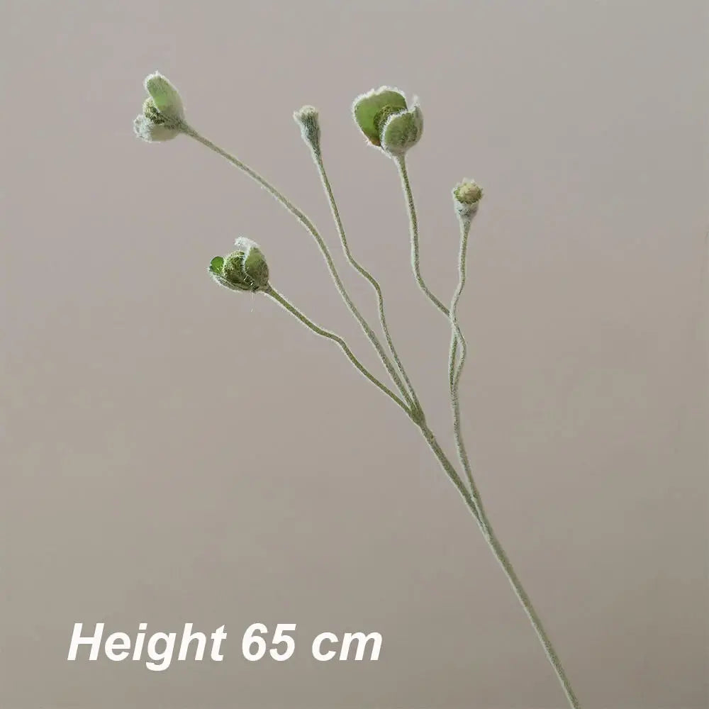 Poppy Artificial Flowers 65cm Long Stem Fake Flowers For Home Decor Garden Wedding Party Decoration DIY Flower Arrangement New