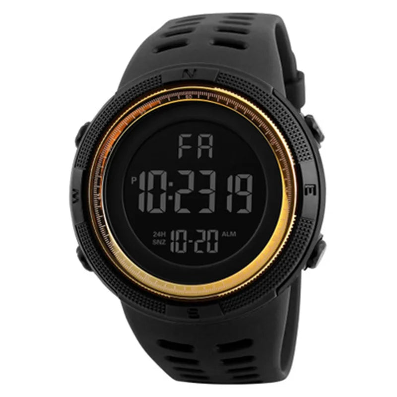 Men’s LED Digital Sports Watch – Luminous Military Wristwatch