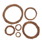 8-30CM Christmas Artificial Wreath Wicker Vine Ring Festival Rattan Garland Xmas Party  Decoration Garlands