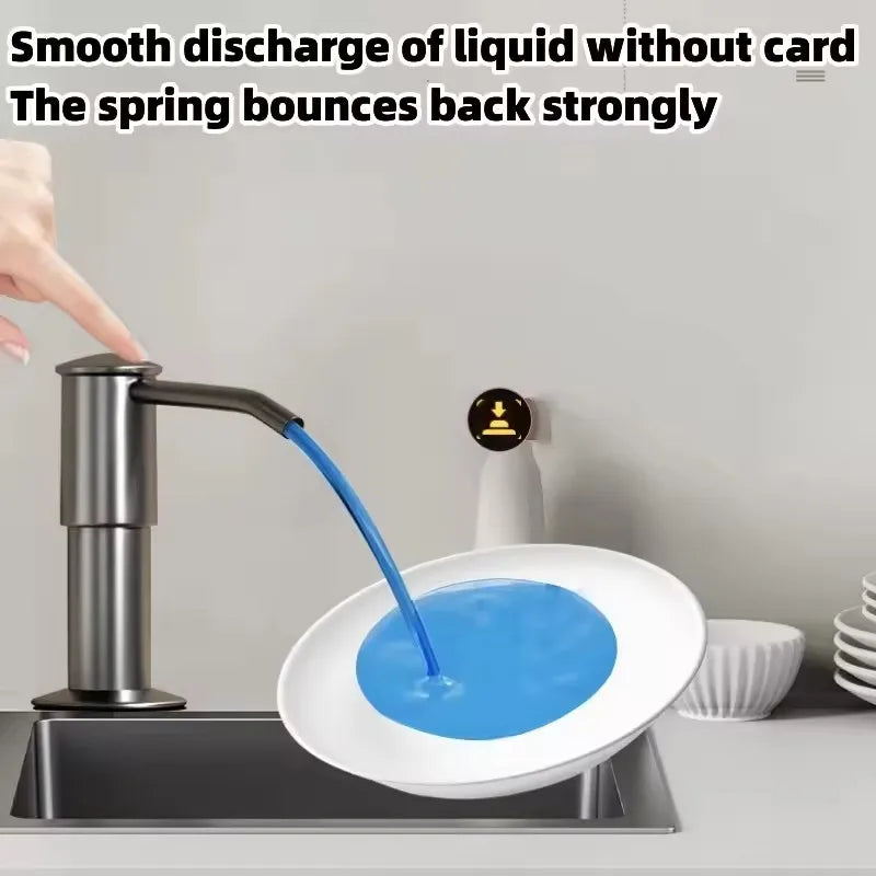 Soap Dispenser for Kitchen Sink, Kichen Sink Soap Dispenser, Extension Tube Kit, Under Sink Soap Dispenser Pump, No Need More Re