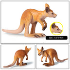 Oenux Wild Animals Simulation Rodent Marmot Mouse Model Squirrel Rat Chinchilla Action Figure Figurine Collection Cute Kid Toy