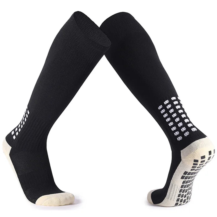 New Long Football Socks Silicone Suction Cup Grip Anti Slip Soccer Socks Sports Men Women Baseball Rugby Socks