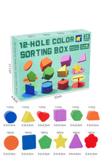 Wooden Geometric Solids Sorting Toy for Kids