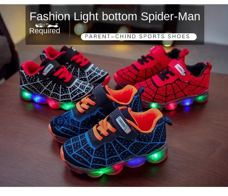 Kids Cartoon Sneakers Breathable Casual Sport Shoes for Children