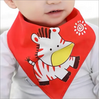 5pcs Pure Cotton Bandana Waterproof Bibs Baby Saliva Towel Triangle Scarf Newborn Boys Girls Absorbent Cloth Bib Saliva Scarf