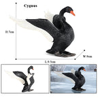 Oenux Poultry Model Simulation Goose Swan Gaggle Duck Flock Action Figures Farm Animals Figurine Miniature Education Kids Toy