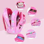 Children Girl Backpack Waterproof Pink School Bag for Kids Comfort