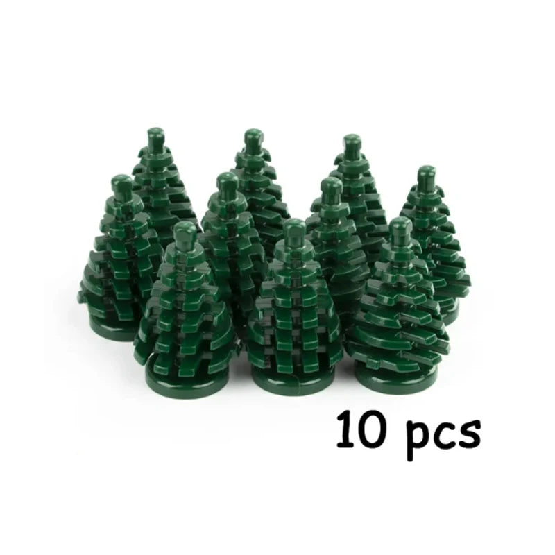 City Plant Building Blocks Accessories for DIY Brick Creations