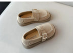 Girls Flats Spring Fall Shallow Lazy Loafers Shoes for Kids Girl Comfortable Soft Suede Sneaker Casual School Shoes Child I02111