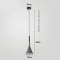 Modern LED Pendant Light in Black and White E27 Bedroom Table Dining Room Hanging Light Lampshade Home Cabinet Suitable for
