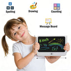 8/11/13/16 Inch LCD Drawing Tablet Writing Board Kids Doodle Painting Handwriting Pad Toy for 3 4 5 6 7 8 Years Girls Boys Gifts