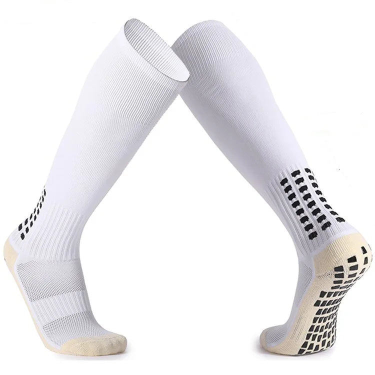 New Long Football Socks Silicone Suction Cup Grip Anti Slip Soccer Socks Sports Men Women Baseball Rugby Socks