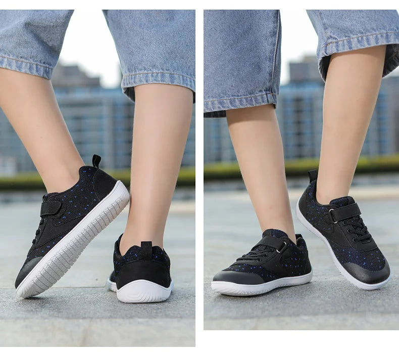 Kids Wide Barefoot Shoes Minimalist Sneakers for Growing Feet