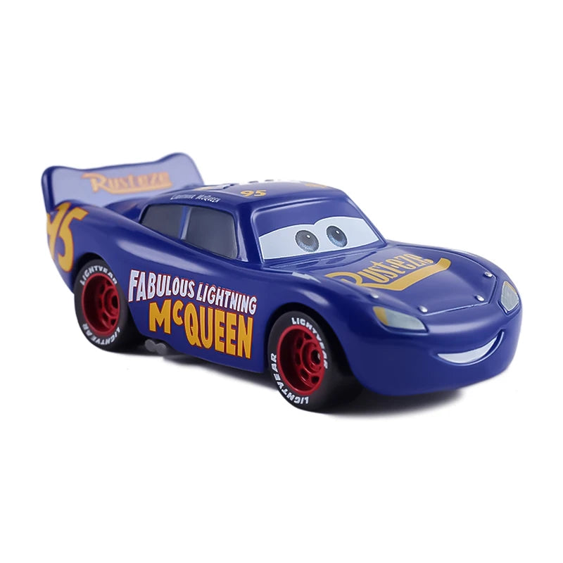 Original Pixar Cars 3 Anime Figure School Bus Cartoon Model Cars 1:55 Metal Die Casting Alloy Cars Child Toys Birthday Gifts