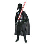Boys Classic Movie Mask Costume Printed Cartoon Darth Vader Cape Armor Onesie Halloween Kids Fantasy Cosplay Costume