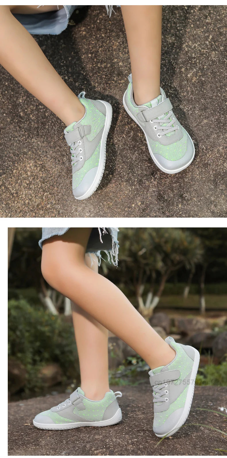Kids Wide Barefoot Shoes Minimalist Sneakers for Growing Feet