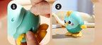 Funny Colorful Chick Reptile Clockwork Crawling Toy Rocky Swing Wind up Toy