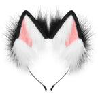 Cat Fox Faux Fur Ears Headband Animal Wolf Dog Furry Headwear Cosplay Party Hair Hoop