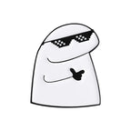 Funny Cartoon Characters Flork Enamel Pins No Me Ofrezcan Pan Simple Figure Brooches Lapel  Badge Jewelry Gifts for Friends