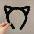 1 Plush Cat Ear Headband with Cute and Girlish Style, Perfect for Daily Use, Cute and Eye-catching