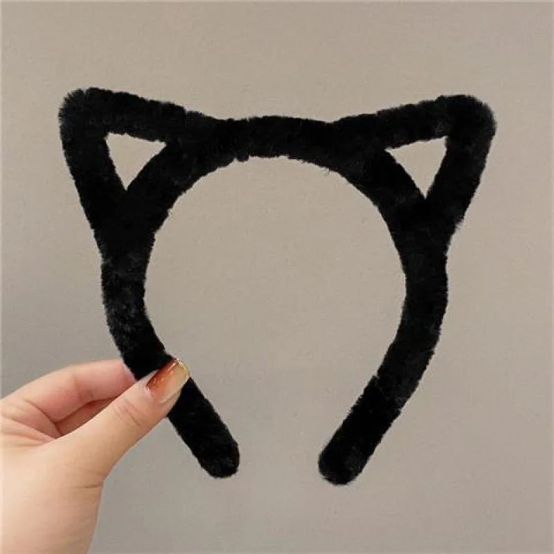 1 Plush Cat Ear Headband with Cute and Girlish Style, Perfect for Daily Use, Cute and Eye-catching