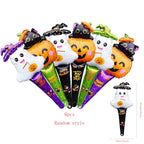 1set Giant Stand Pedestal Halloween Party Balloons Ghost Skull Pumpkin Tree Wizard Shape Balloon Halloween Decorations 2027