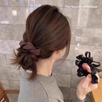 New Korean Bow Elastic Hair Band For Women Girls Sweet Hair Ornament Scrunchie Hair Tie Hair Rope Fashion Hair Accessories