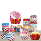 100Pcs/pack Cake Muffin Cupcake Paper Cups Cake Box Cupcake Liner Kitchen Baking Accessories Cake Mold Decorating Tools
