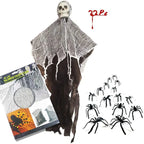 Horror Skull Pendant Variable Shape Skull Halloween Prop Party Outdoor Haunted House Bar Halloween Decoration