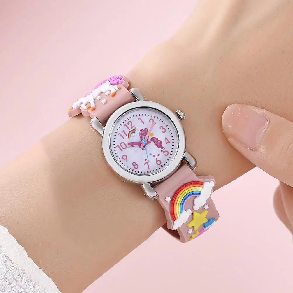 Rainbow Winged Unicorn Watch for Kids – Cartoon Children’s Watch