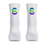 WEST BIKING Professional Cycling Breathable Socks Bicycle Racing Compression Socks Men Soccer Basketball Sports Reflective Socks