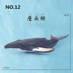 12 Styles Simulated Marine Sea Life Whale Shark Model Ocean Animals Dolphin Creative Home Decor Toys For Children Christmas Gift
