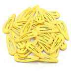 30pcs 3cm Colorful BB Hair Clips Girls Water Drop Shape Hairpin Cute Princess Barrette Simple Snap Clip Kids Hair Accessories