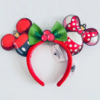 Disney Princess Headband Mickey Ear Rapunzel Sequin Bow Hair Hoop Birthday Gift Girl Accessories Halloween Gift Christmas Jack