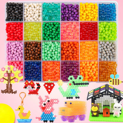 DIY Water Spray Magic Beads Craft Kit for Kids (Crystal Beads Set)