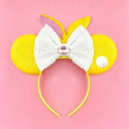 Mickey Mouse Ears Headbands for Baby Girls Daisy Duck Hairbands Donald Duck Headwear Adults Women Bows Hair Accessories