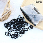 20/50Pcs/Set Girls Colorful Nylon Small Elastic Hair Bands Kids Cute Bow Hair Bands Ponytail Holder Headband Hair Accessories