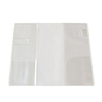 PVC Durable A5/A6 Notebook Protective Sleeve PVC Waterproof Book Cover Transparent Binder Protective Cover Diary