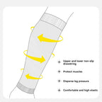 Loogdeel 1 Pair Football Socks Soccer Leg Brace Sleeves Breathable Sport Sock Adult Kids Shin Guards Calf Protection Leg Cover