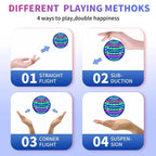 Floating Magic UFO Flying Ball LED Dazzling Lights Automatic Spinning Flying Machine Outdoor Sports Toy Birthday Gift