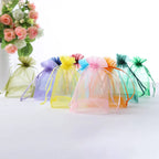 Colorful Organza Gift Bags for Jewelry and Party Decor