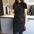 New Fashion Kitchen Aprons for Woman Men Chef Work Apron for Grill Restaurant Bar Shop Cafes Beauty Nails Studios Uniform