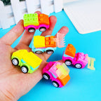 24Pcs DIY Puzzle Building Block Cars Toys Construction Vehicle Kids Baby Shower Birthday Party Gifts Pinata Party Favors Bag