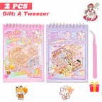 20Pcs 20in1 3D Cartoon Sticker Book | DIY Scenes Creative Gift for Kids, Portable Sticker Album for Birthday Christmas Crafts