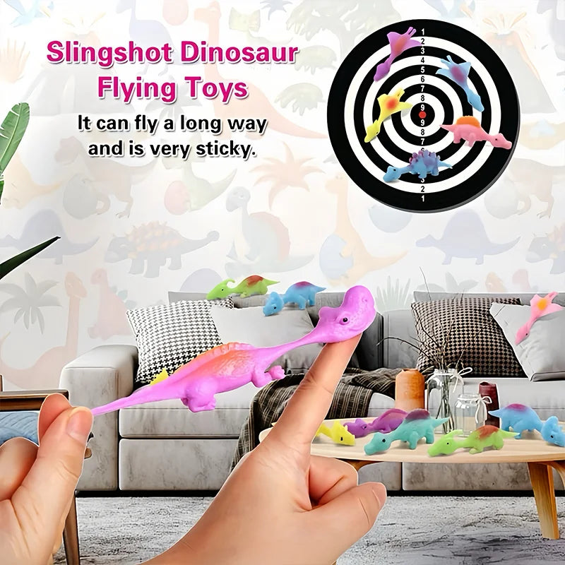 Dinosaur Flying Finger Flinger Toys – Party Favor Pack