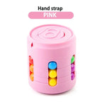 Multiple Functions Fidget Spinner Magic Colorful Beans Finger Spinning Relieves Stress Decompression Tool For Children And Adult