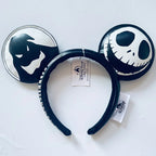 Disney Princess Headband Mickey Ear Rapunzel Sequin Bow Hair Hoop Birthday Gift Girl Accessories Halloween Gift Christmas Jack
