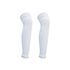 Loogdeel Adult Leg Warmers Elastic Soccer Shin Guard Calf Socks Over Knee Men Sports Compression Protection Long Sleeve Training