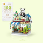 NEW Amusement Park Carousel Pirate Ship Ferris Wheel Halloween Game Street View Building Blocks Kit Girl Bricks Model Toy